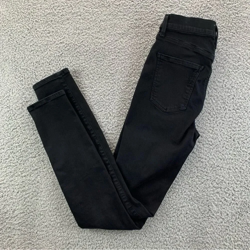 AGOLDE Sophie High Waist Distressed Skinny Jeans In Moonstruck Women Size: 28 - Picture 9 of 15